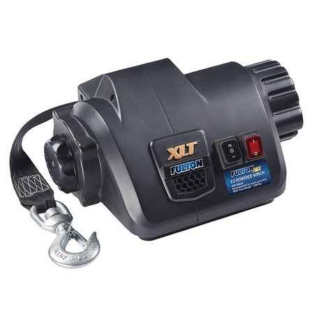 FULTON XLT 7.0 Powered Marine Winch w/Remote f/Boats up to 20&#39; 500620